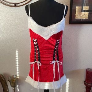 Sexy Mrs Santa Claus Corset style Lingerie